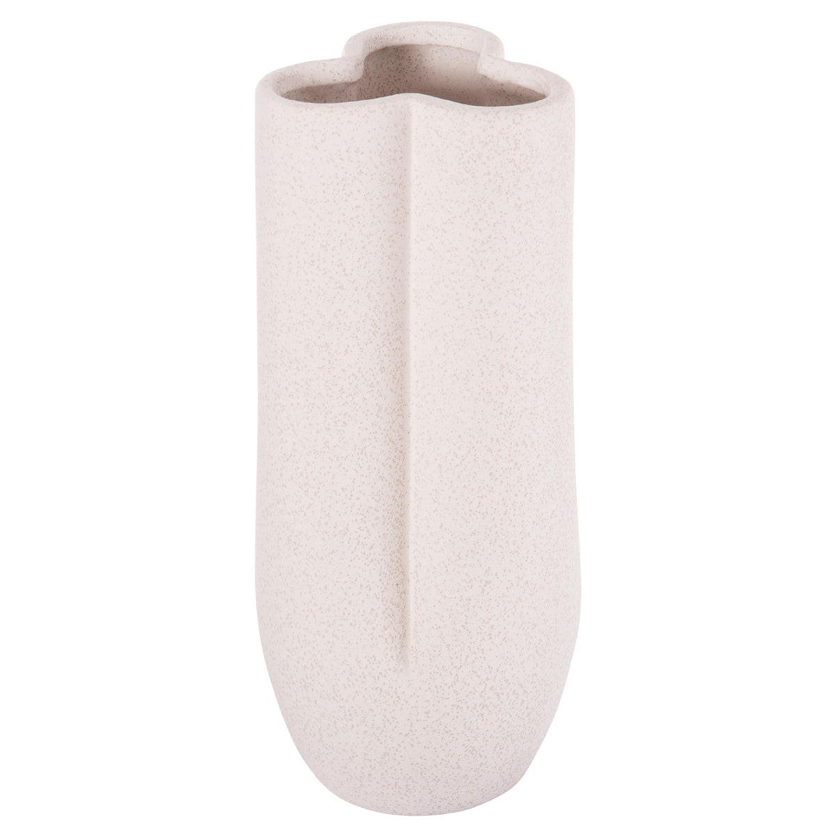 ΕΠΙΤΡΑΠΕΖΙΟ ΚΕΡΑΜΙΚΟ ΔΙΑΚΟΣΜΗΤΙΚΟ GLAZE HM4611.01 ΚΡΥΣΤΑΛΛΙΚΟ ΥΠΟΛΕΥΚΟ Φ14x34Υεκ