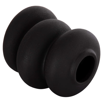 CERAMIC TABLE DECOR ROOK HM4628.02 MATTE BLACK Φ14x19Hcm.