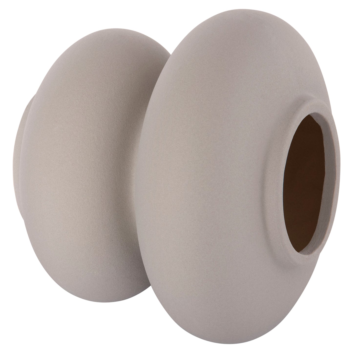 CERAMIC TABLE DECOR ROOK HM4629.03 MATTE GREY Φ18x17Hcm.
