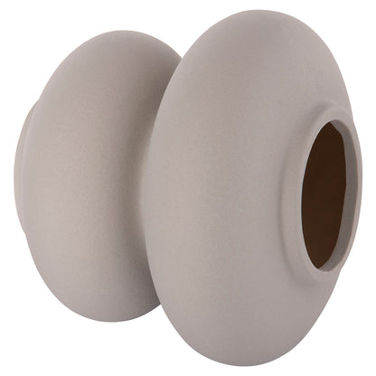 CERAMIC TABLE DECOR ROOK HM4629.03 MATTE GREY Φ18x17Hcm.