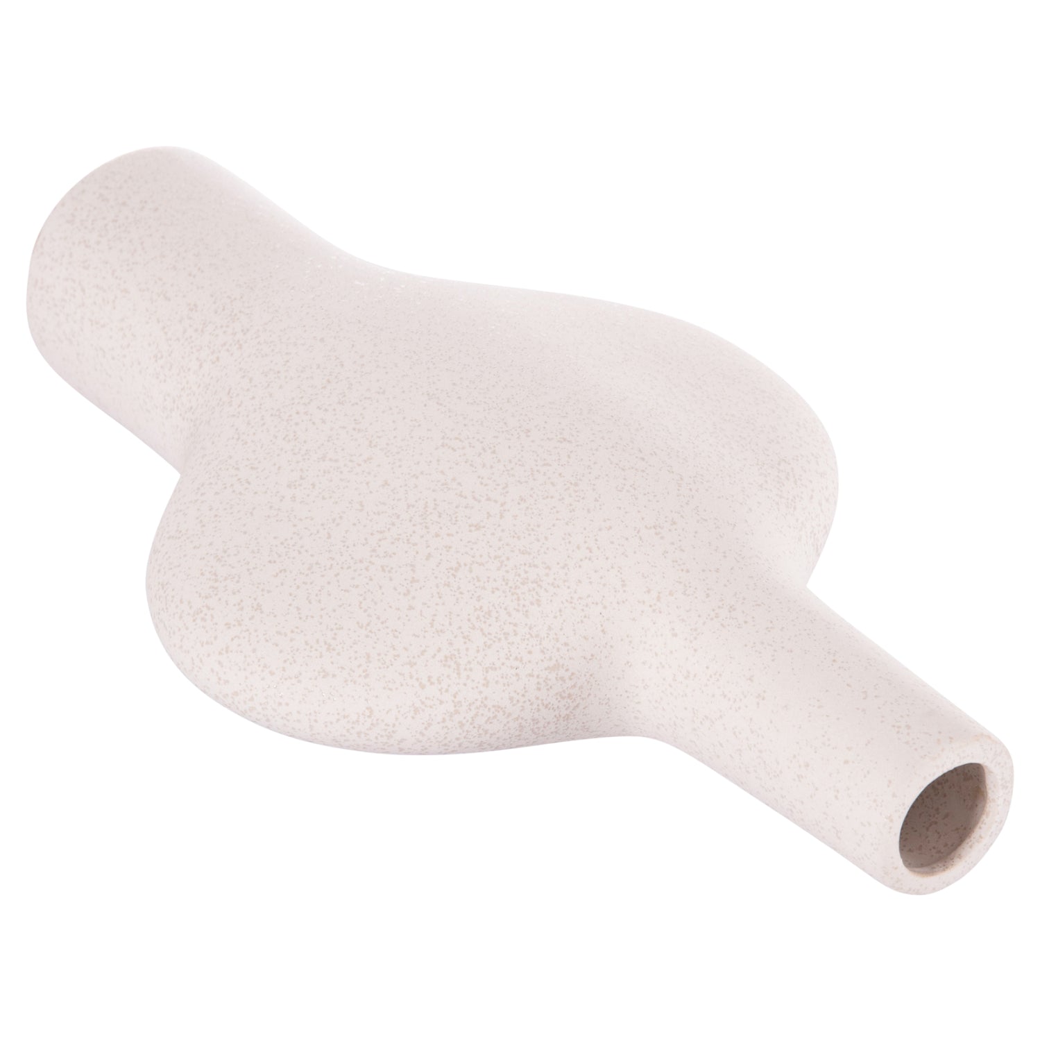 CERAMIC TABLE DECOR SERIES ARKEN HM4620.01 OFF WHITE WITH CRYSTALLISATION 19x7,5x33,5Hcm.