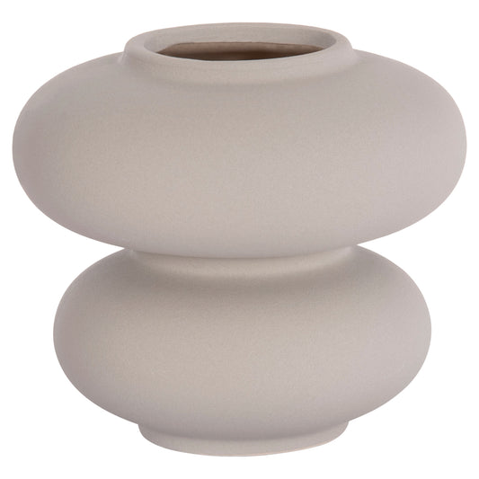 CERAMIC TABLE DECOR ROOK HM4629.03 MATTE GREY Φ18x17Hcm.