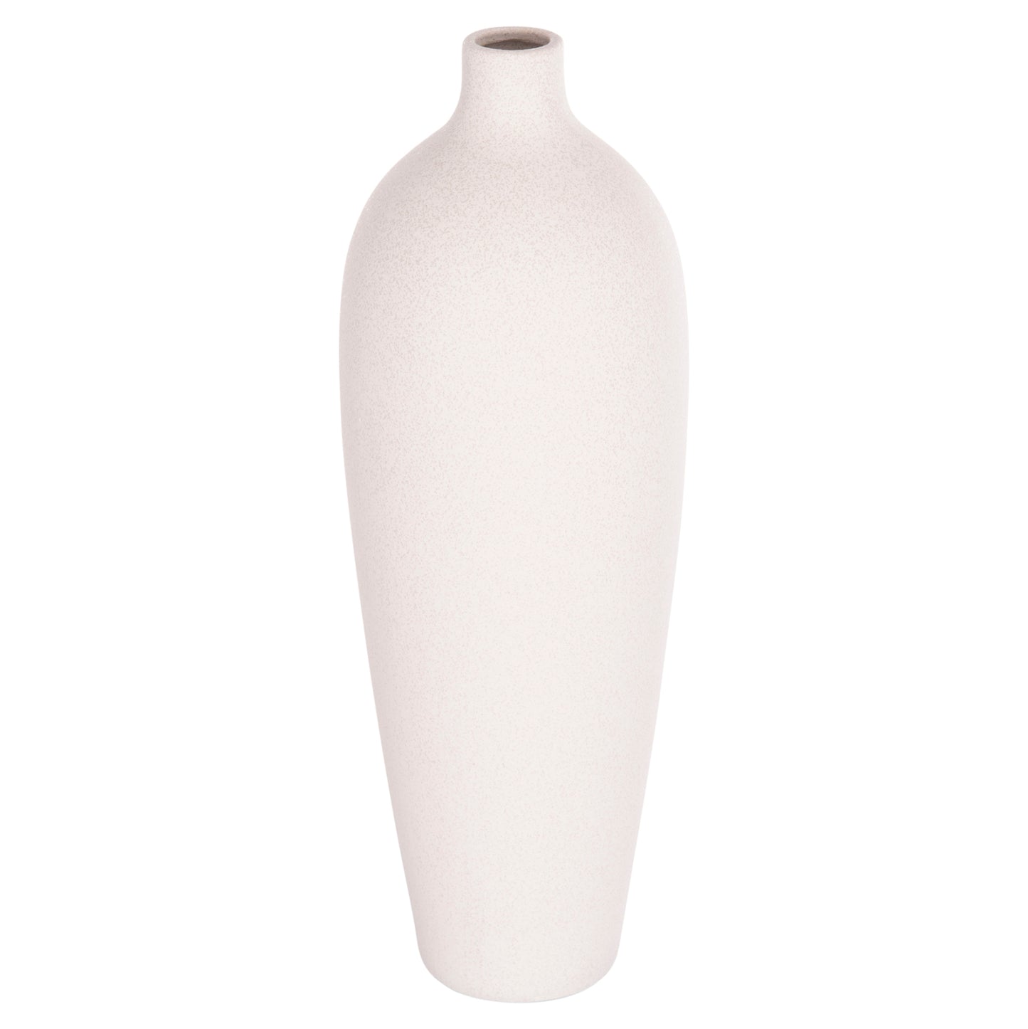 CERAMIC TABLE DECOR GALAD HM4624.01 OFF WHITE WITH CRYSTALLISATION Φ24x70Hcm.