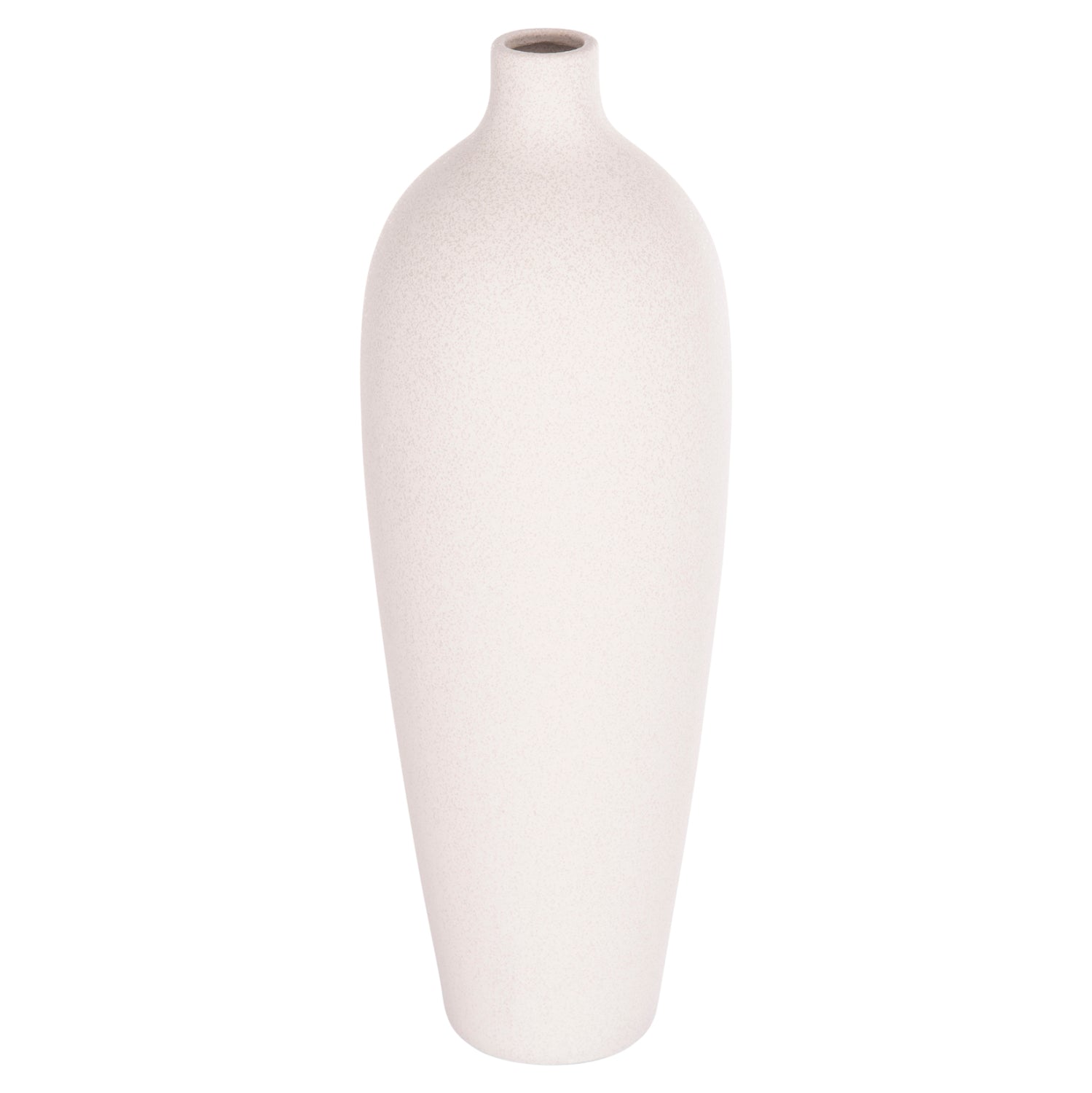 CERAMIC TABLE DECOR GALAD HM4624.01 OFF WHITE WITH CRYSTALLISATION Φ24x70Hcm.