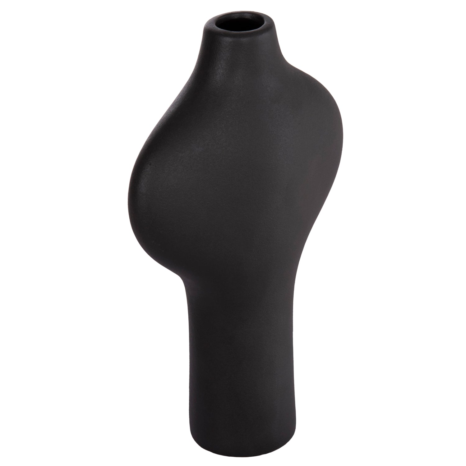 CERAMIC TABLE DECOR SERIES ARKEN HM4621.02 MATTE BLACK 18x8x32Hcm.