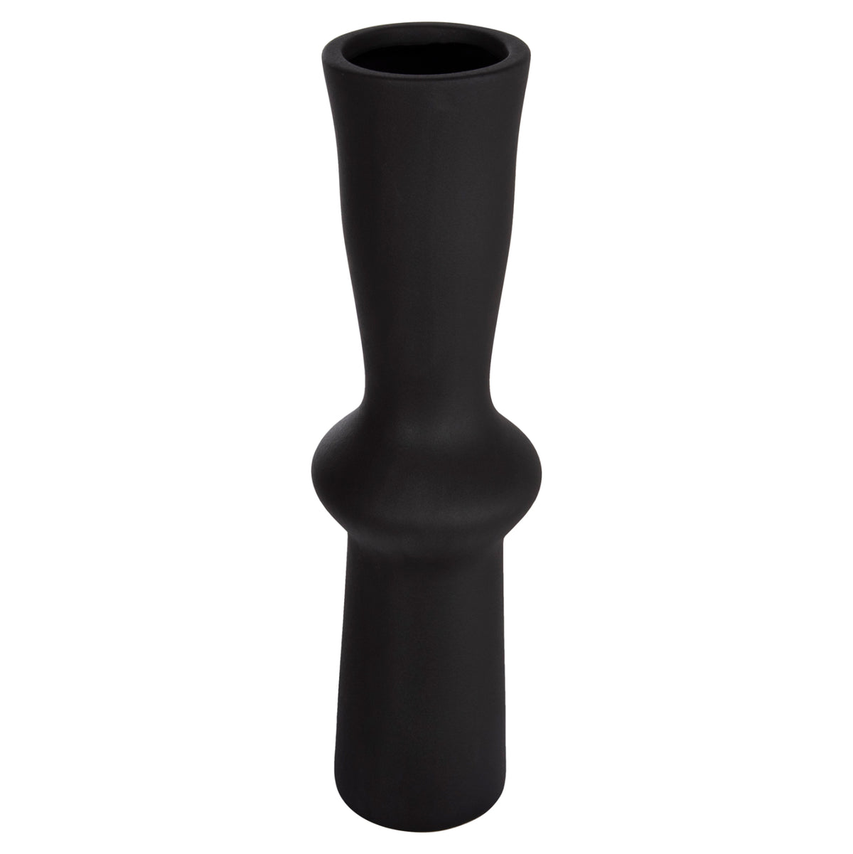 ΕΠΙΤΡΑΠΕΖΙΟ ΚΕΡΑΜΙΚΟ ΔΙΑΚΟΣΜΗΤΙΚΟ SCEPTER HM4637.02 ΜΑΥΡΟ ΜΑΤ Φ14x50Υεκ