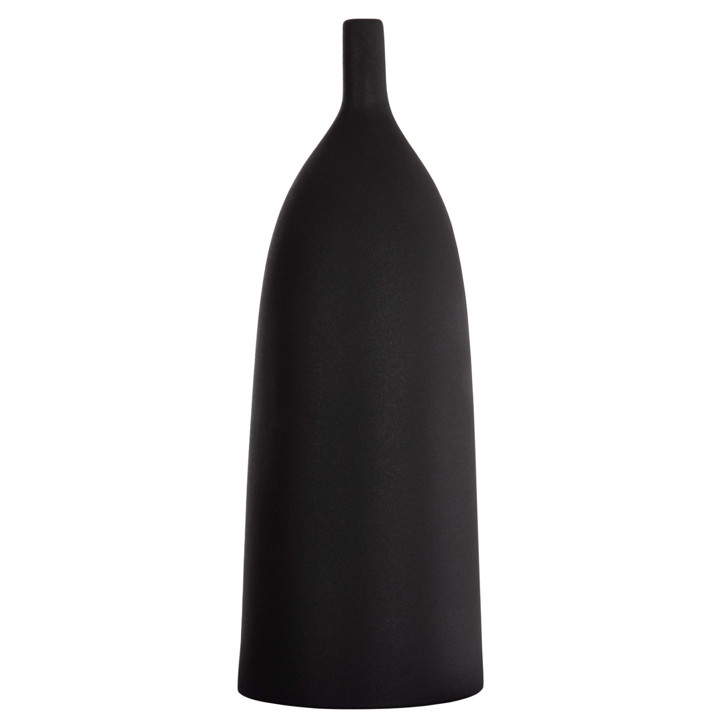 CERAMIC TABLE DECOR GALAD HM4633.02 BLACK MATTE Φ18x49H cm.
