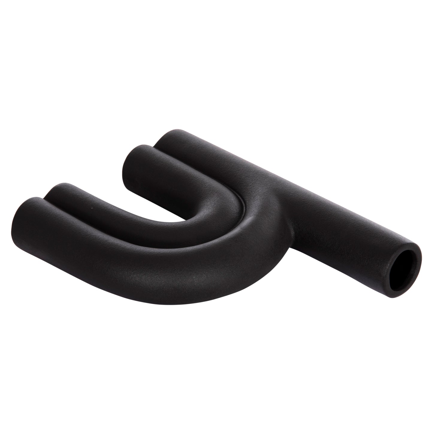 CERAMIC TABLE DECOR ARCON HM4638.02 MATTE BLACK 25,5x6x34H cm.