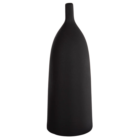 CERAMIC TABLE DECOR GALAD HM4633.02 BLACK MATTE Φ18x49H cm.