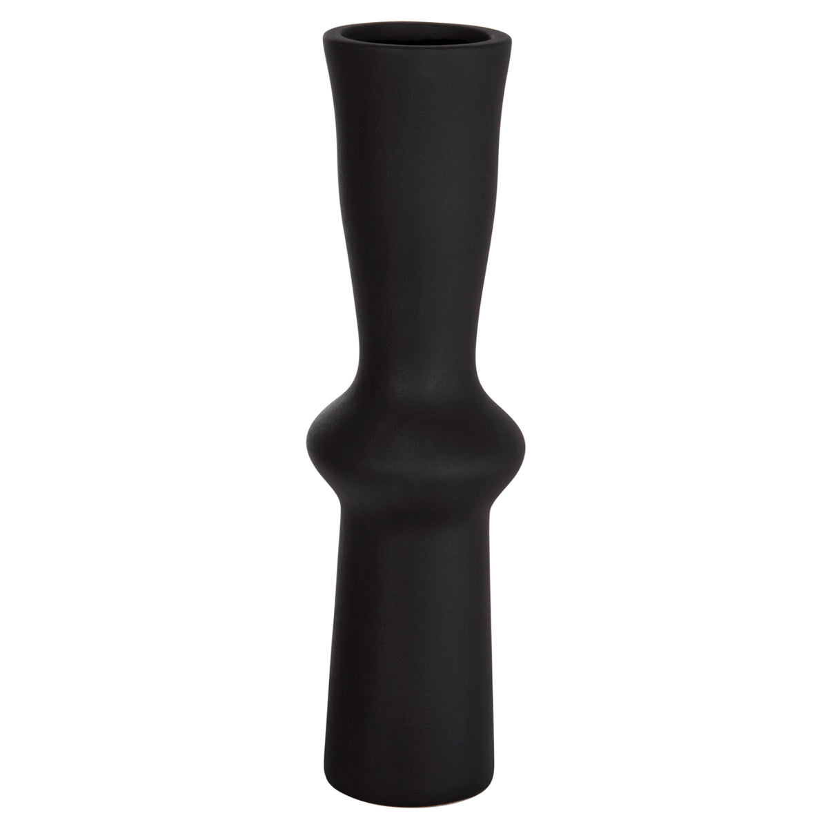 ΕΠΙΤΡΑΠΕΖΙΟ ΚΕΡΑΜΙΚΟ ΔΙΑΚΟΣΜΗΤΙΚΟ SCEPTER HM4637.02 ΜΑΥΡΟ ΜΑΤ Φ14x50Υεκ