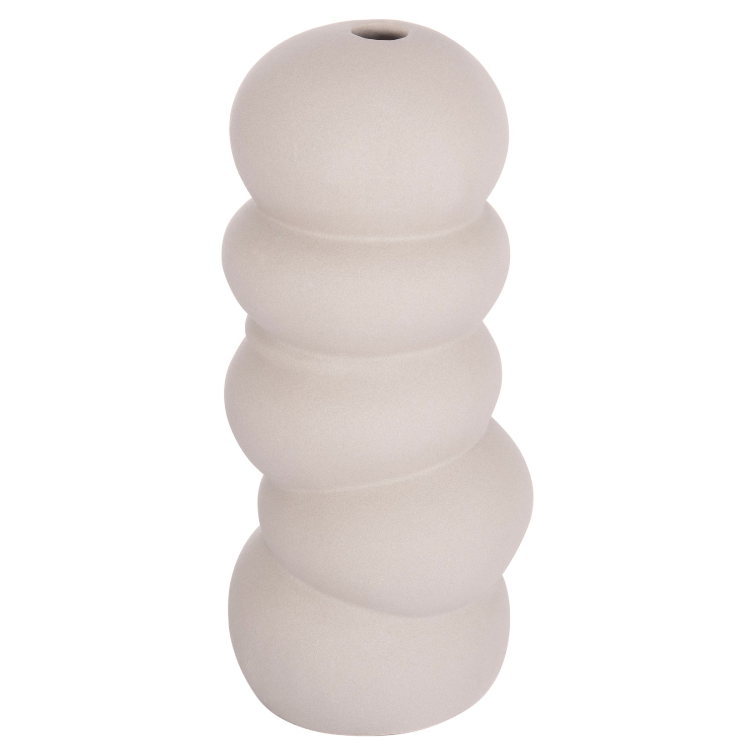 CERAMIC TABLE DECOR ROOK HM4630.03 MATTE GREY Φ12x30Hcm.