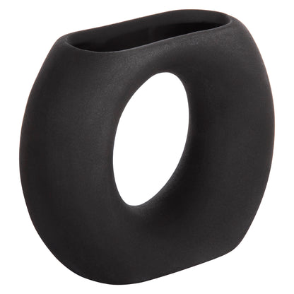 CERAMIC TABLE DECOR ELLIPTO HM4646.02 MATTE BLACK 18x6.5x14Hcm.