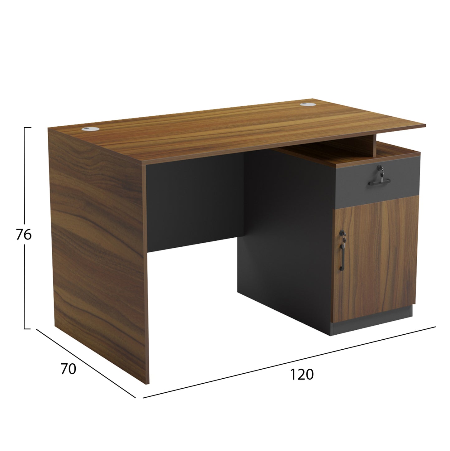 STUDENT SET 3PCS HM11204.03 DESK-BOOKCASE-OFFICE CHAIR