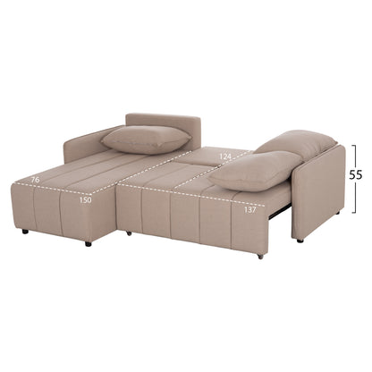 STUDENT PACK 3PCS LIVING ROOM HM11384 BEIGE