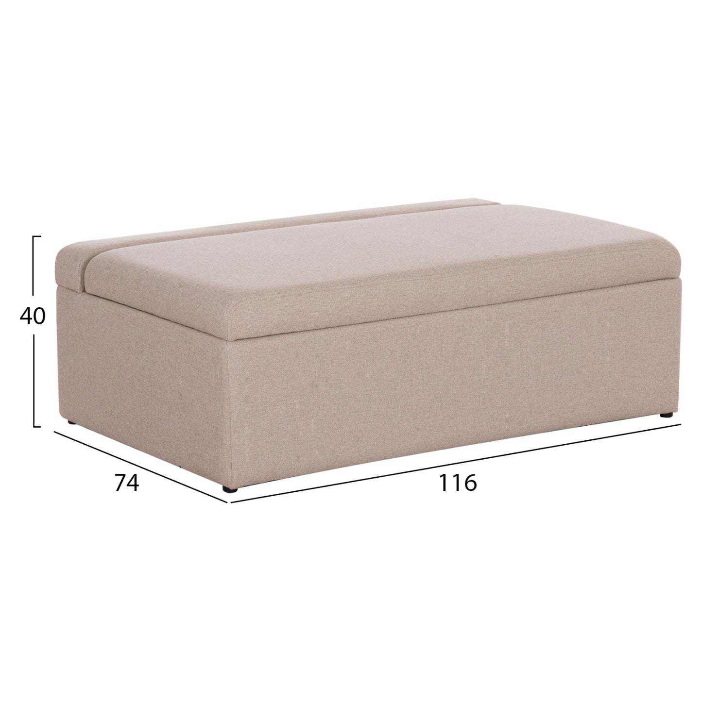 STUDENT PACK 3PCS LIVING ROOM HM11384 BEIGE