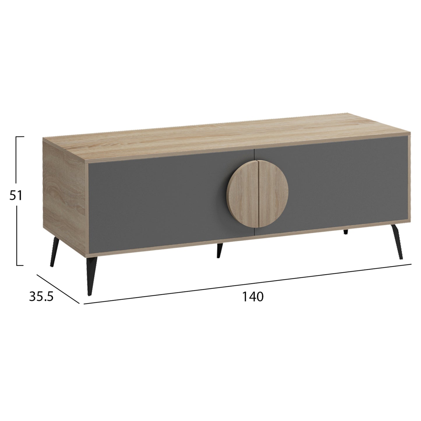 STUDENT LIVING ROOM SET 3PCS HM11387 GREY FABRIC--MELAMINE IN SONAMA/GREY--MDF IN WHITE MARBLE