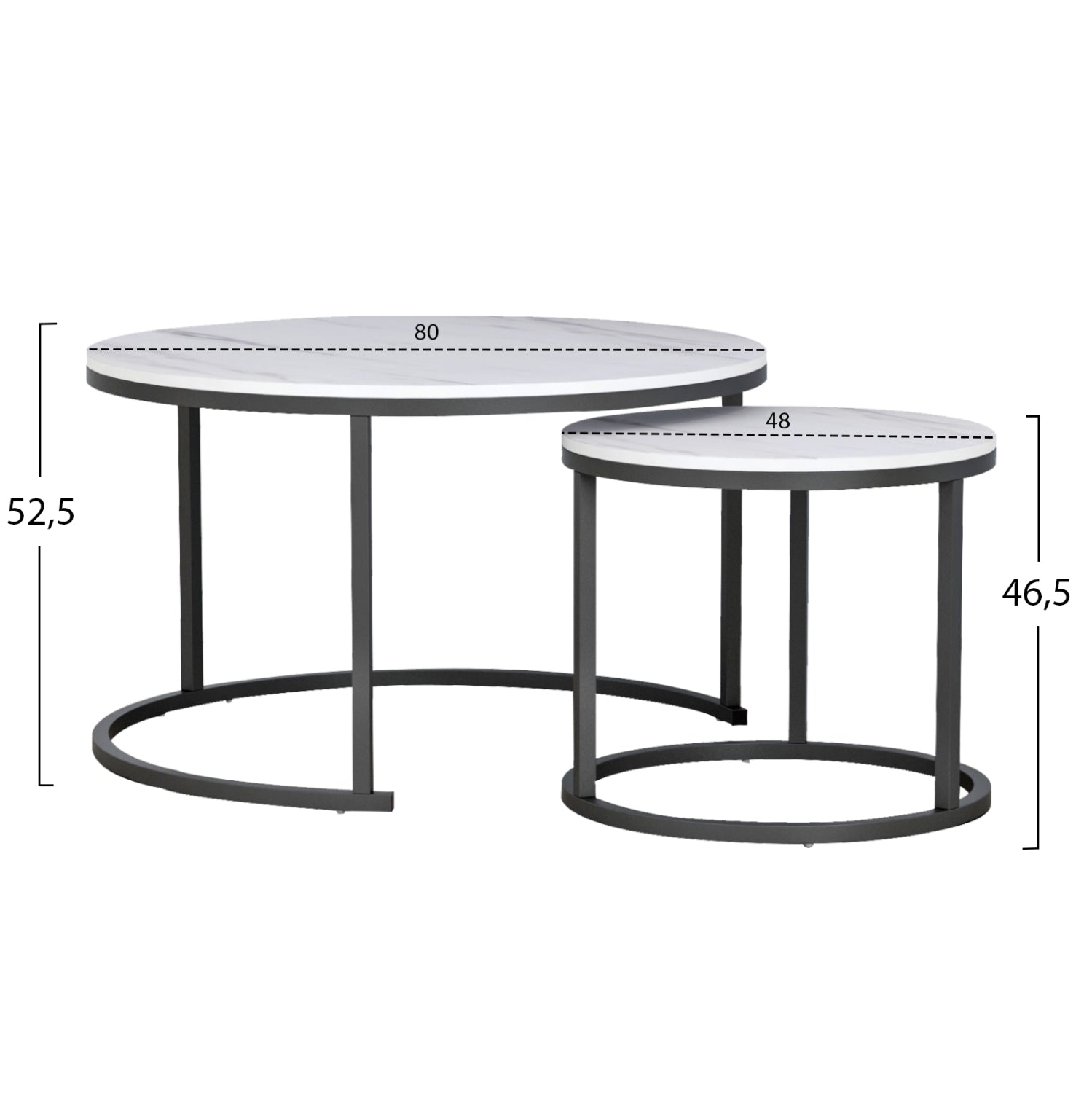 STUDENT LIVING ROOM SET 3PCS HM11387 GREY FABRIC--MELAMINE IN SONAMA/GREY--MDF IN WHITE MARBLE