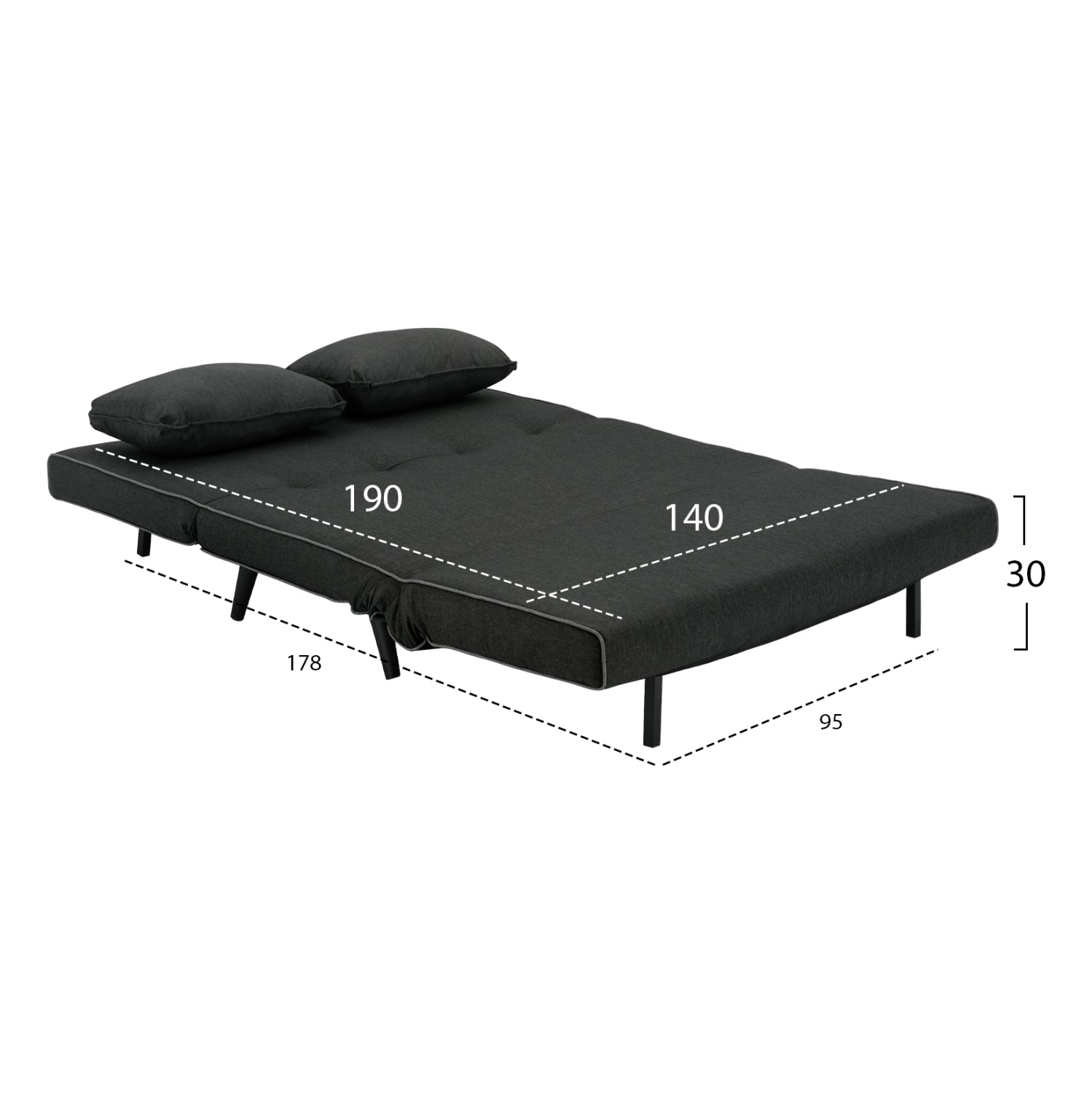 STUDENT PACK 3PCS HM11382 DARK GREY