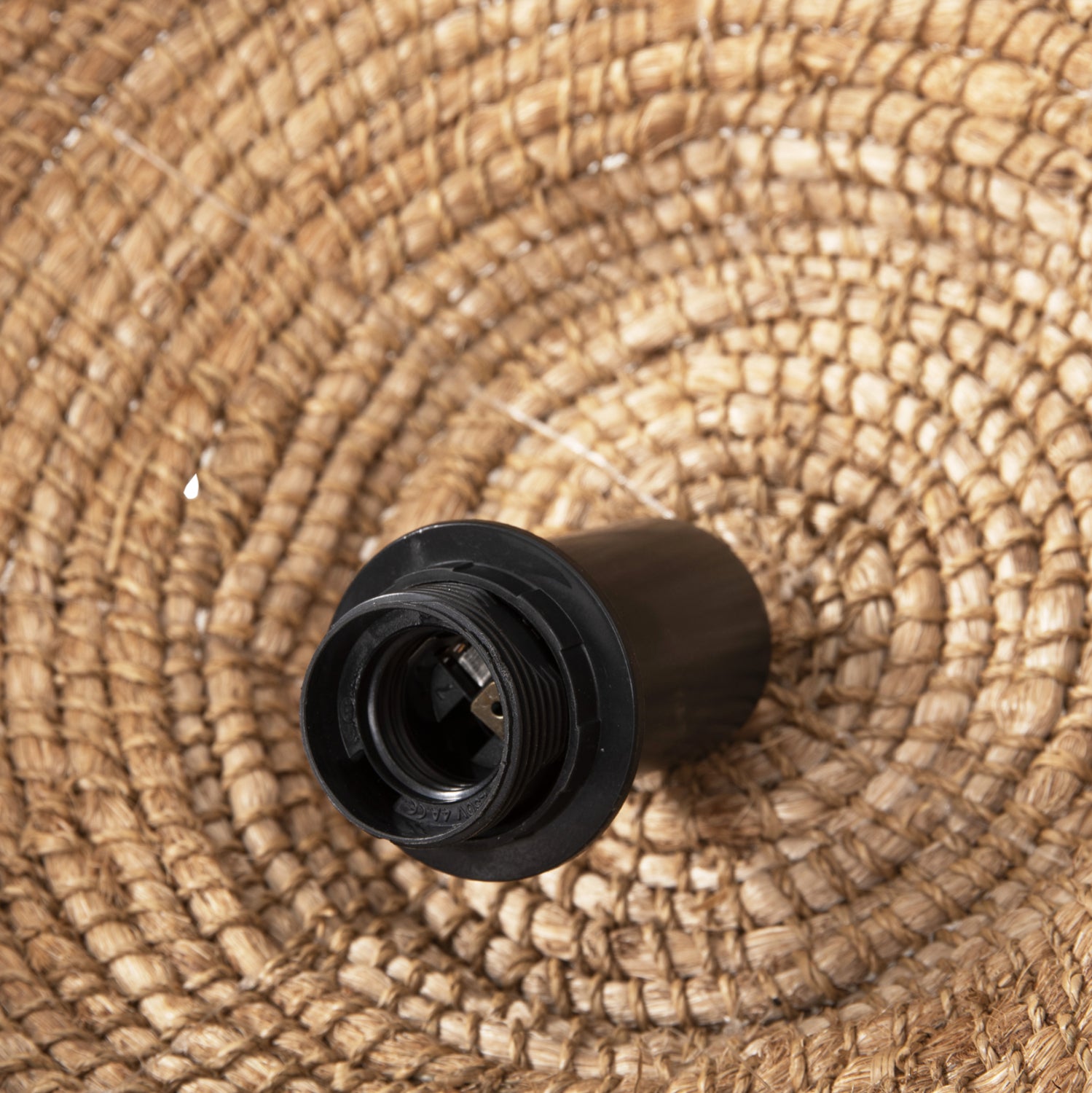 CEILING PENDANT MANILA HEMP FIBERS IN NATURAL COLOR Φ41x14-120Hcm. HM7784