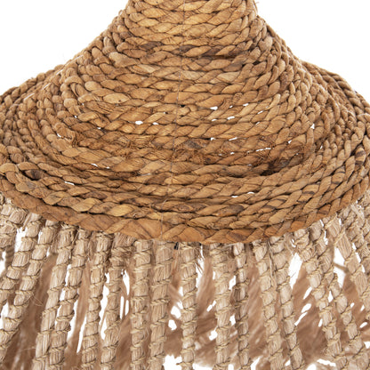 CEILING PENDANT WITH ABACA FIBERS CAP NATURAL COLOR Φ51x65-120Hcm.HM7752