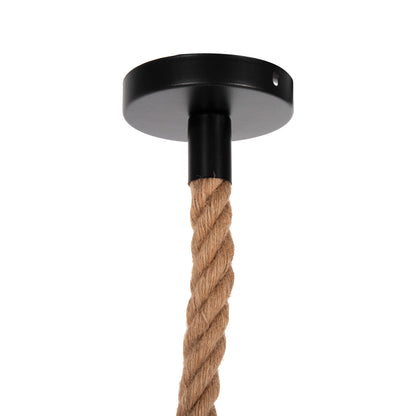 CEILING PENDANT LAMP HM4042 ROPE 1M LONG AND 1.6cm THICK-E27 SOCKET
