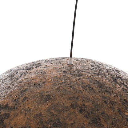 CEILING PENDANT LAMP STONE-LOOK STONER (L) HM4419.03 BROWN/GREY--73x55x40Hcm.