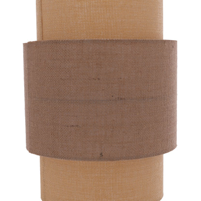 PENDANT CEILING LAMP HM7627.01 TWO-LAYER FABRIC DRUM, POLYETHYLENE FRAME