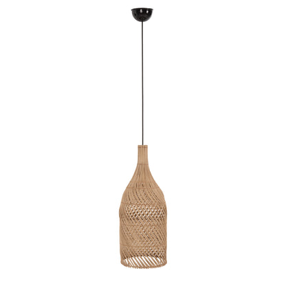 CEILING PENDANT LAMP HM7883 NATURAL RATTAN IN NATURAL COLOR Φ34,5x178Hcm.