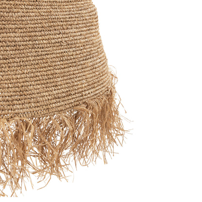 CEILING PENDANT LAMP HM4030 RATTAN IN NATURAL COLOR Φ100x100-103Hcm.