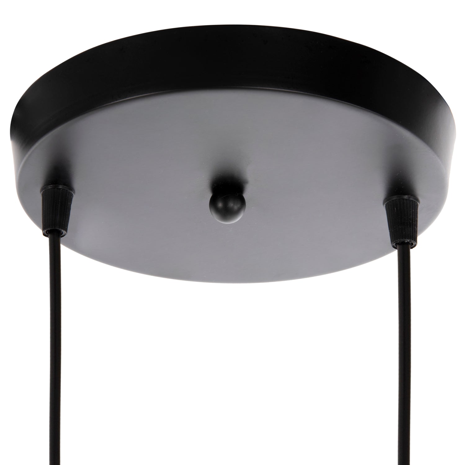 CEILING PENDANT LAMP HM4035 2 CUBES BLACK METAL Φ18x130Hcm.