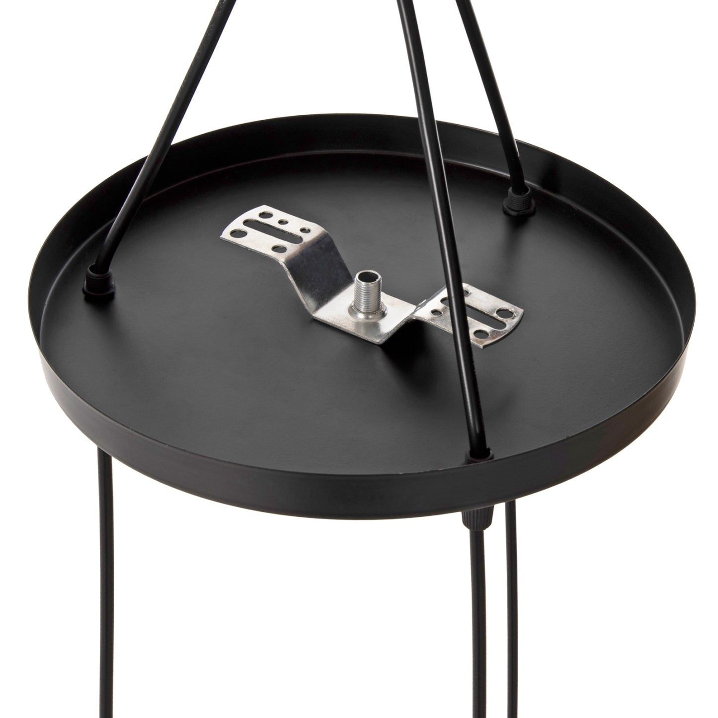 CEILING PENDANT LAMP HM4036 3 CUBES BLACK METAL Φ23x122Hcm.