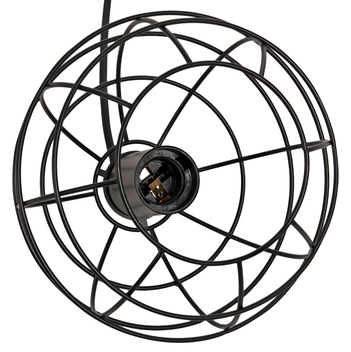 CEILING PENDANT LAMP HM4038 3 METAL SPHERES Φ23x122Hcm.