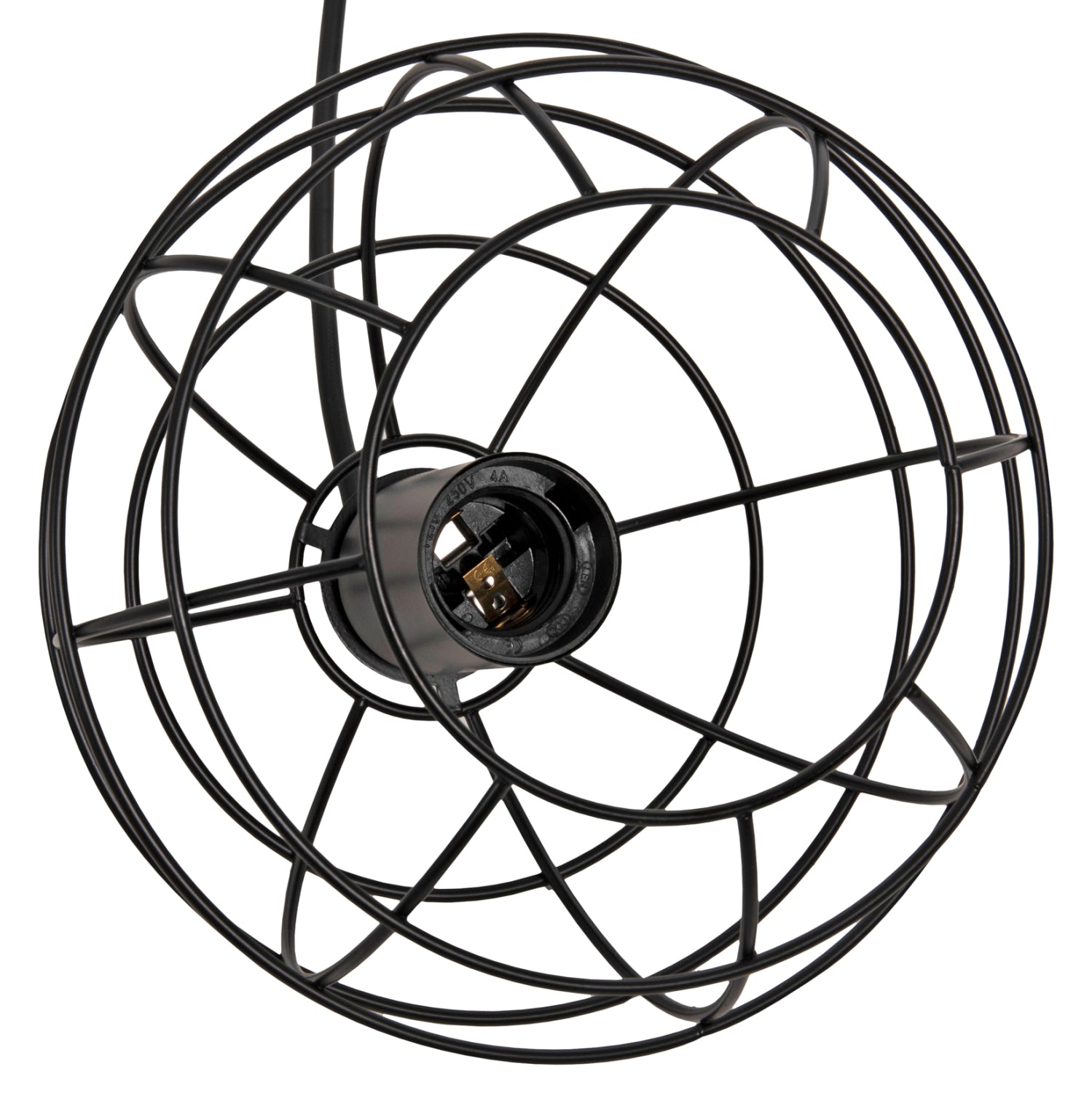 CEILING PENDANT LAMP HM4038 3 METAL SPHERES Φ23x122Hcm.
