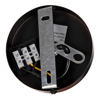 CEILING PENDANT LAMP HM4097 BLACK METAL RECTANGLE 17,5x133H cm.