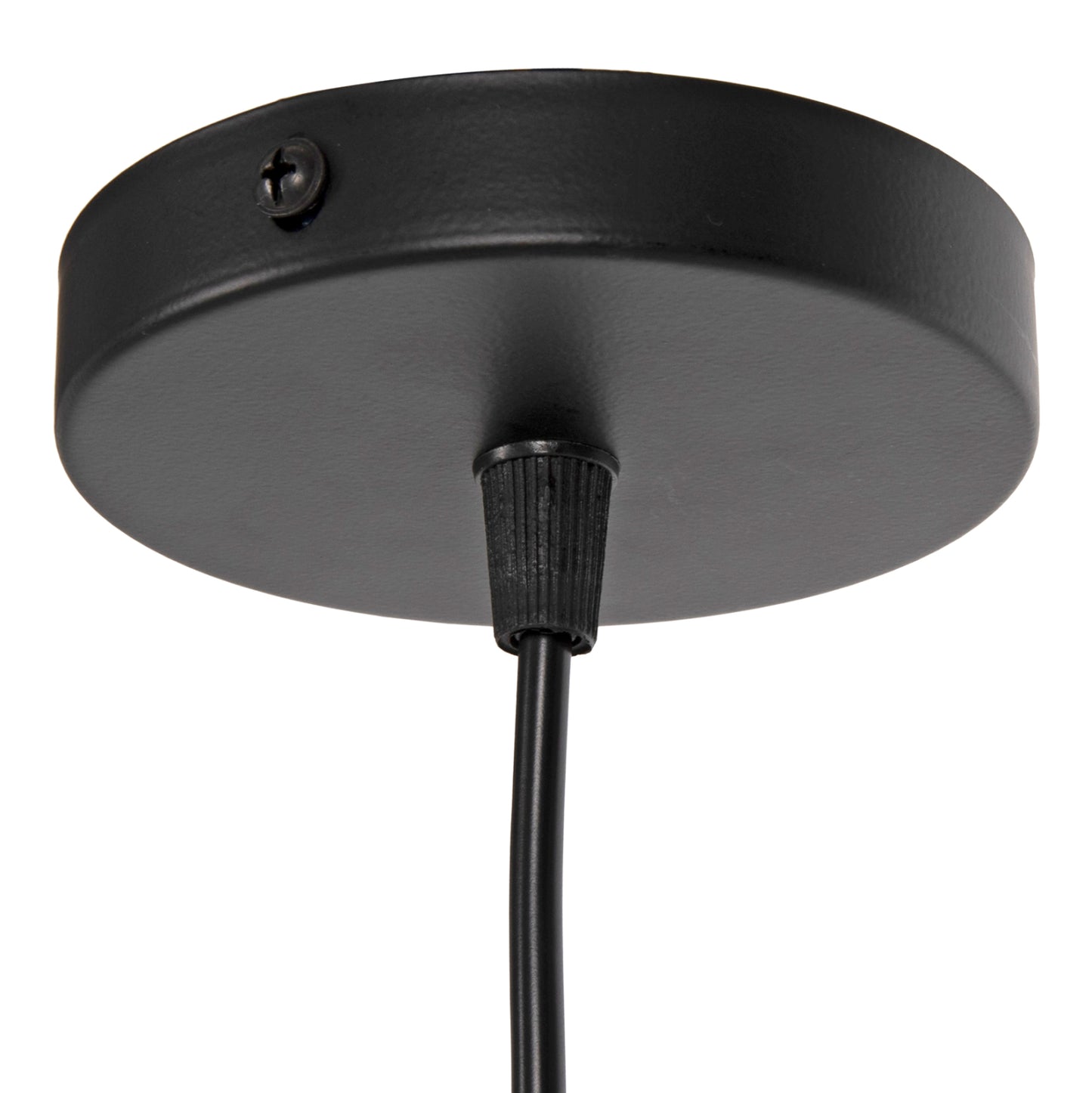 CEILING PENDANT LAMP HM4105 BLACK METAL MESH CAP Φ20x145Hcm.