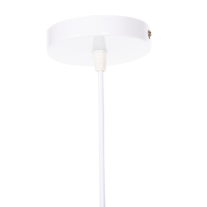CEILING PENDANT LAMP HM4111 WHITE METAL BELL Φ29.5Χ119Hcm.