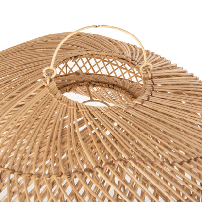 CEILING PENDANT LAMP PERK HM7861 RATTAN IN NATURAL COLOR 100x80x142Hcm.