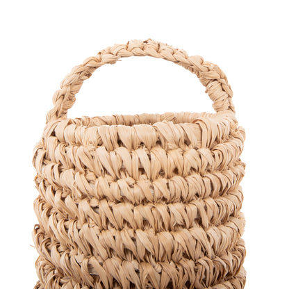 CEILING PENDANT LAMP WITH FRINGES HM7855 DRIED PALM FIBERS Φ41,5x48Hcm.