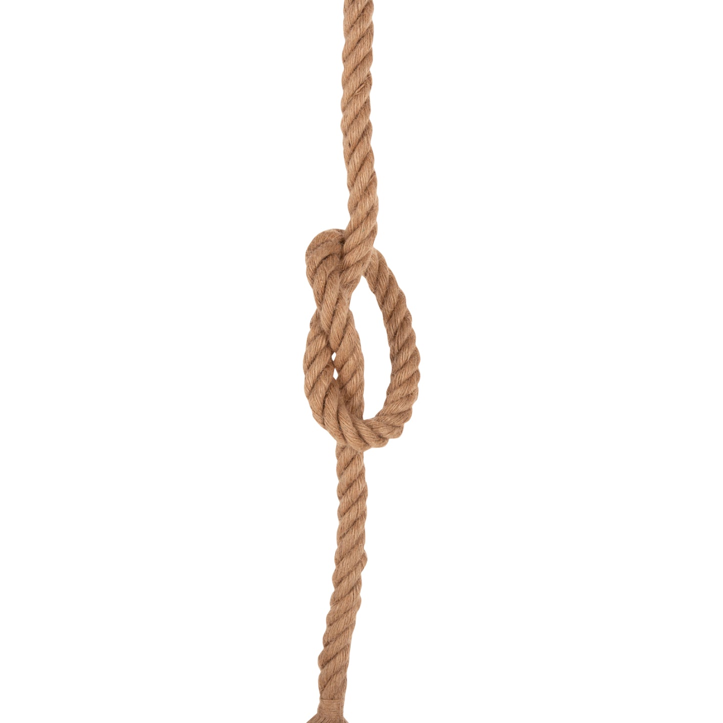 CEILING PENDANT LAMP WITH LIGHT BULB HM11931.02--ROPE 1M LONG AND 2cm THICK-E27 SOCKET