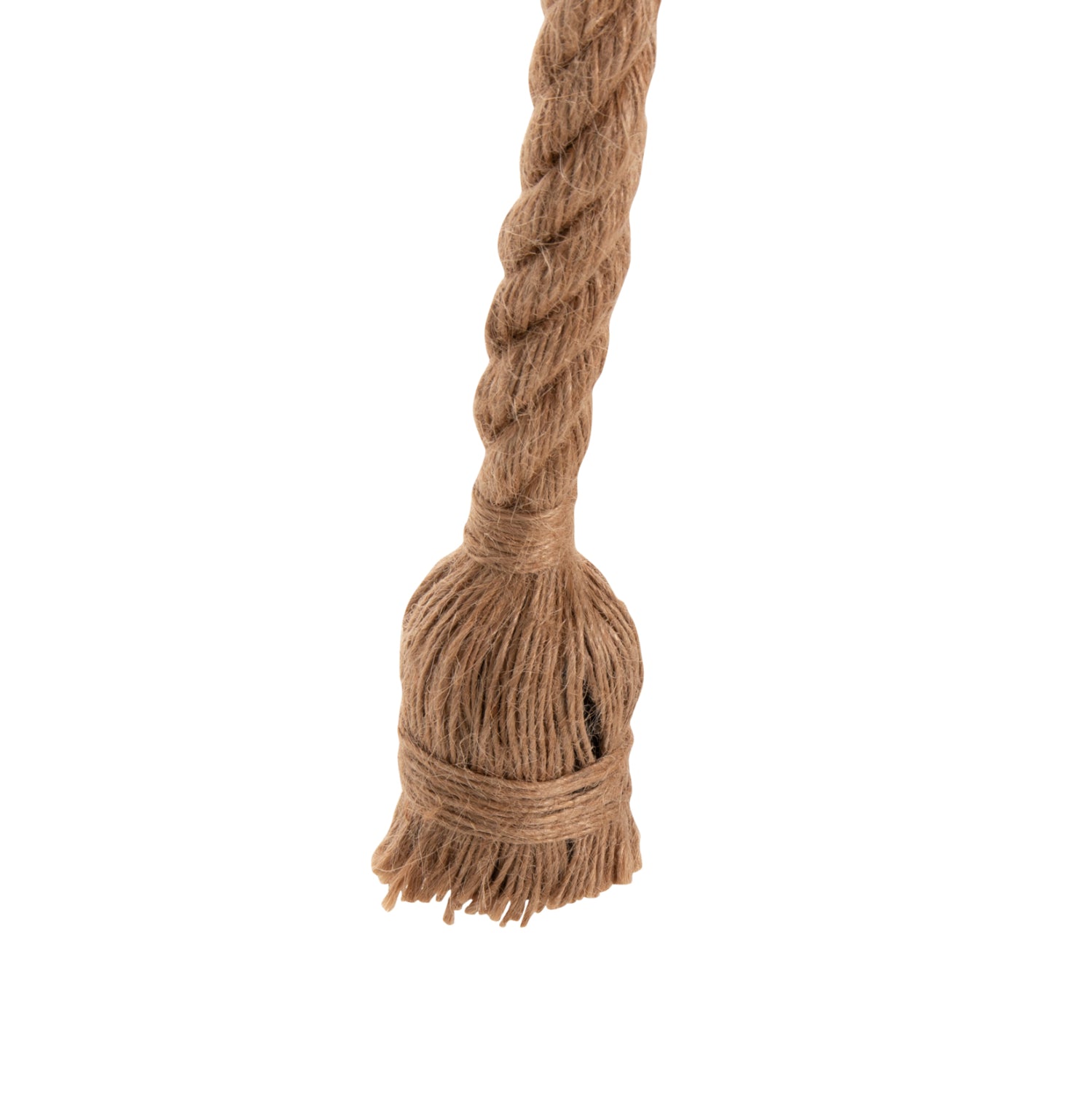 CEILING PENDANT LAMP WITH LIGHT BULB ΗΜ11928.02--ROPE 1M LONG AND 2cm THICK-E27 SOCKET