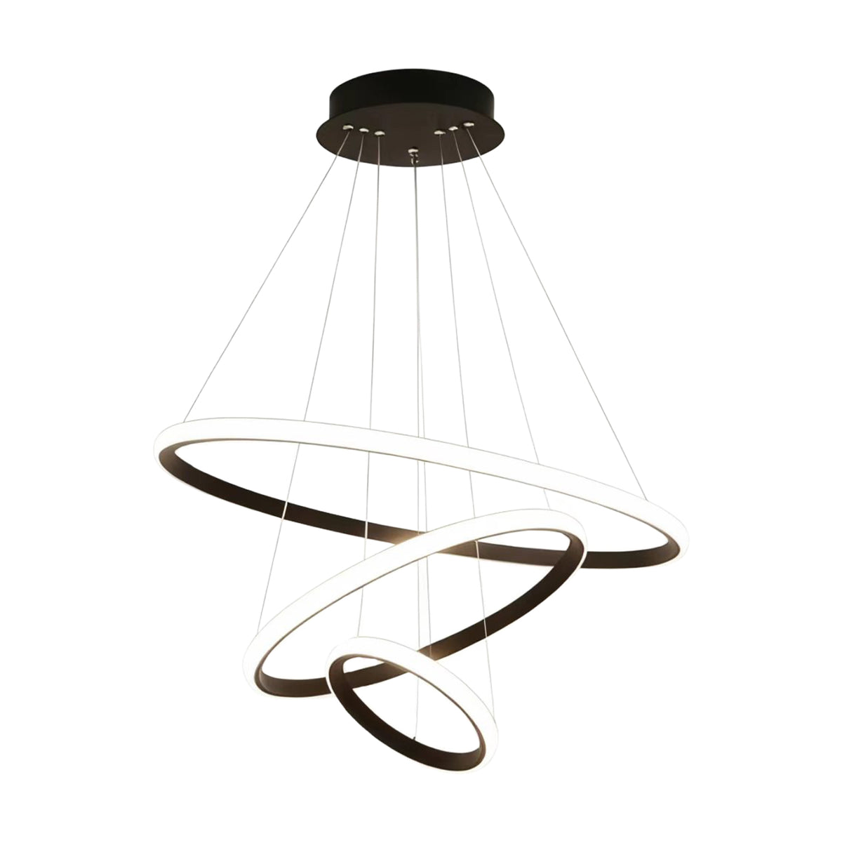 ΦΩΤΙΣΤΙΚΟ ΟΡΟΦΗΣ LED ΚΡΕΜΑΣΤΟ ΣΕΙΡΑ AERIAL HM4882.01 ΜΑΥΡΟ Φ60εκ.