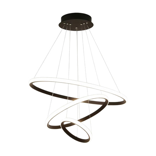 ΦΩΤΙΣΤΙΚΟ ΟΡΟΦΗΣ LED ΚΡΕΜΑΣΤΟ ΣΕΙΡΑ AERIAL HM4882.01 ΜΑΥΡΟ Φ60εκ.