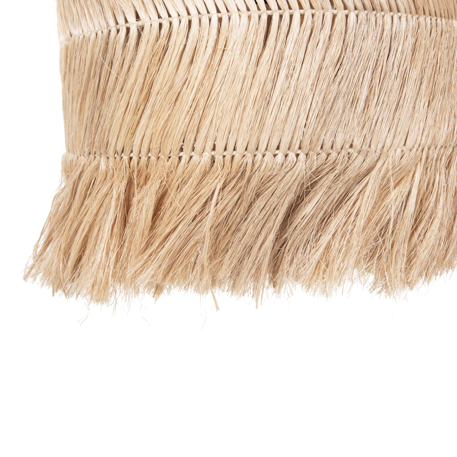 CEILING PENDANT WITH CYLINDRICAL CAP MADE OF ABACA FIBERS NATURAL COLOR Φ45x52-120Yεκ.HM7757