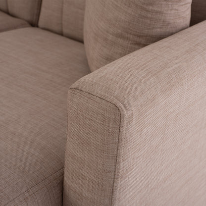 HM3244.04 corner sofa-bed, reversible, 200x133x77Ηcm, beige
