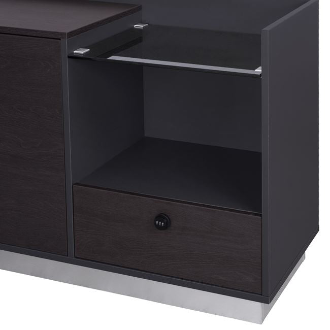 Professional office right corner Rosewood HM2086R 180x170x76cm