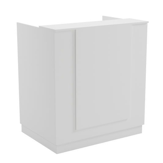 RECEPTION DESK KARMEN HM2155.02 MELAMINE IN WHITE 100x70x110Hcm.