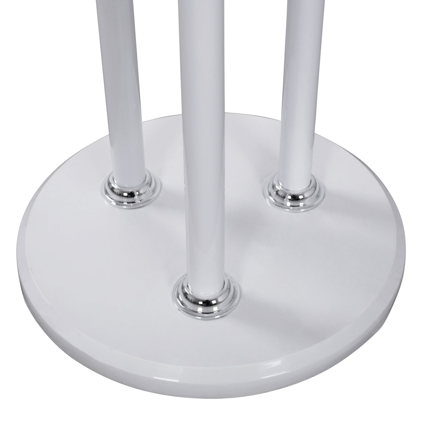 Metallic coat hanger Wyatt beech wood and white Diameter 37x173cm HM8610.01