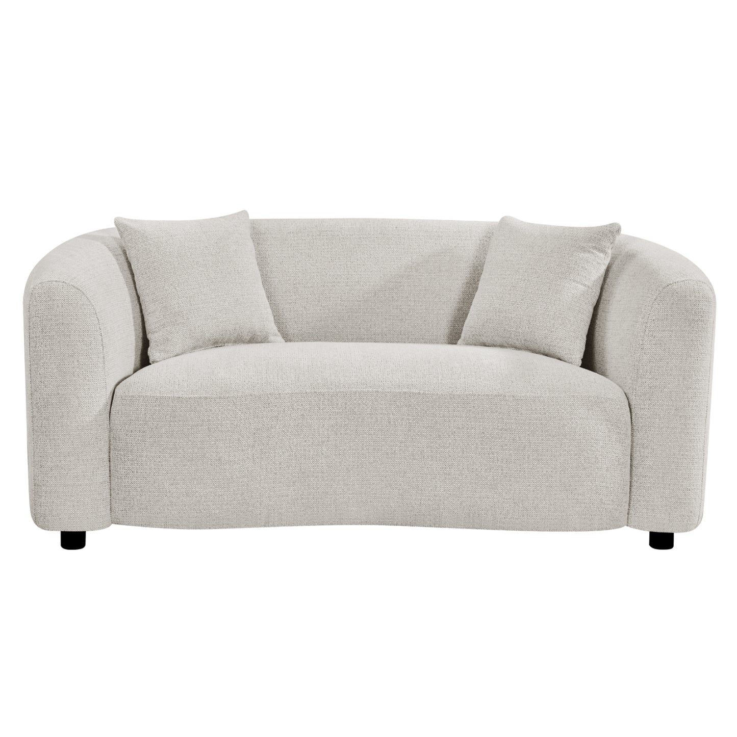 SOFA 2-SEATER NORD HM3322.02 LIGHT BEIGE FABRIC 170x91x75Hcm.