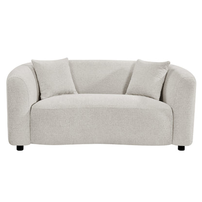 SOFA 2-SEATER NORD HM3322.02 LIGHT BEIGE FABRIC 170x91x75Hcm.