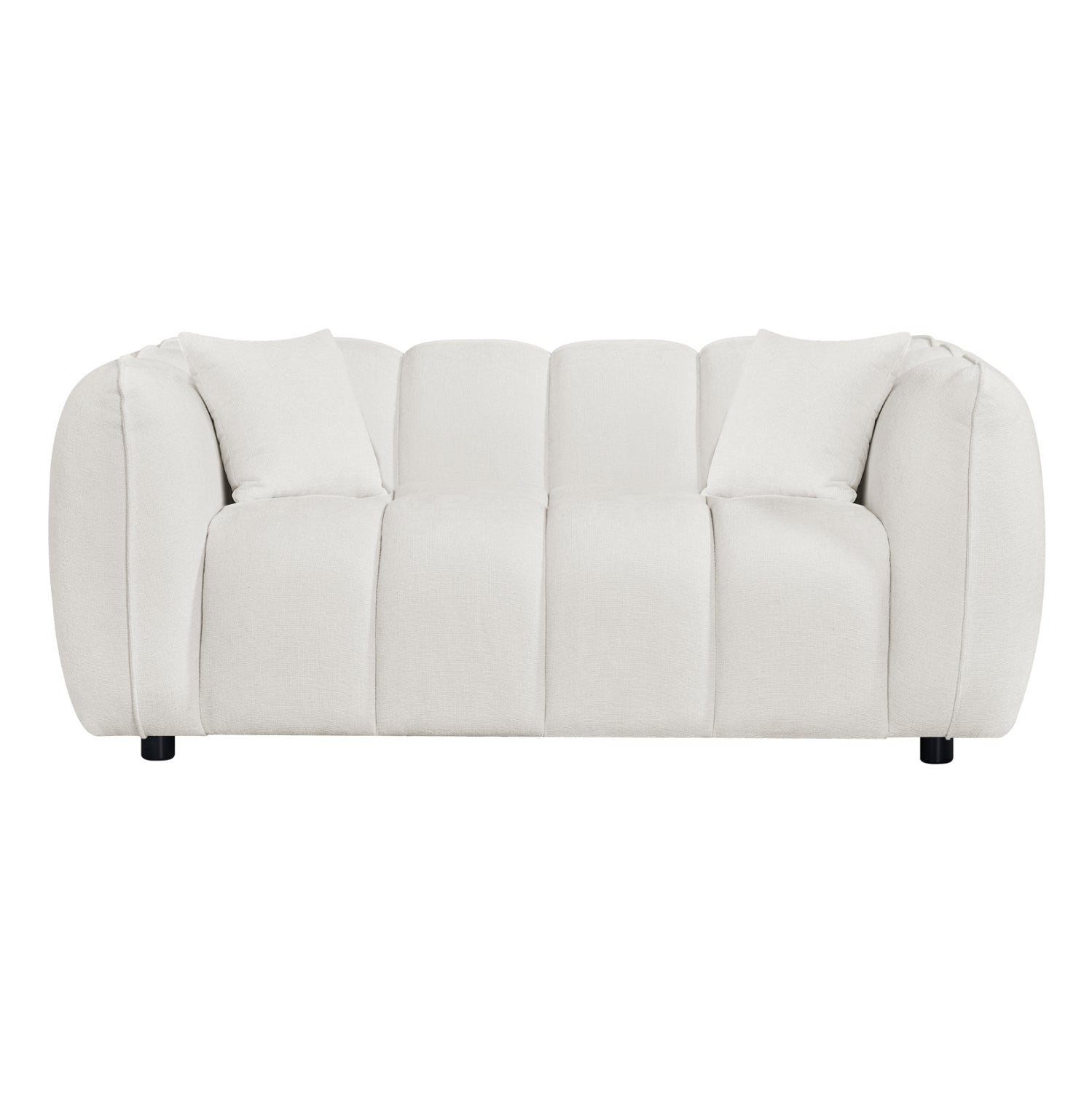 SOFA 2-SEATER LYKKE HM3324.02 ECRU FABRIC 172x89x70Hcm.